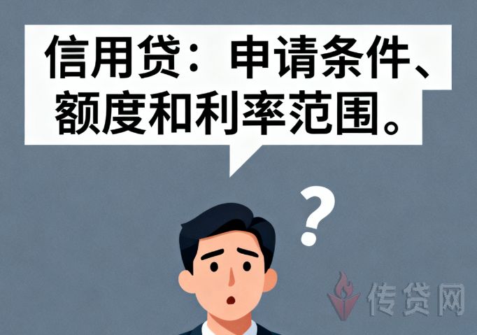 信用贷款,申请条件,贷款额度,贷款利率,征信要求