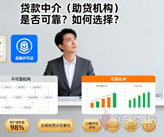 贷款中介,助贷机构,中介选择,贷款服务,融资咨询