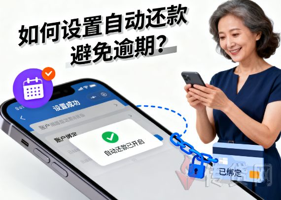 自动还款,逾期避免,还款设置,贷款管理,信用卡还款